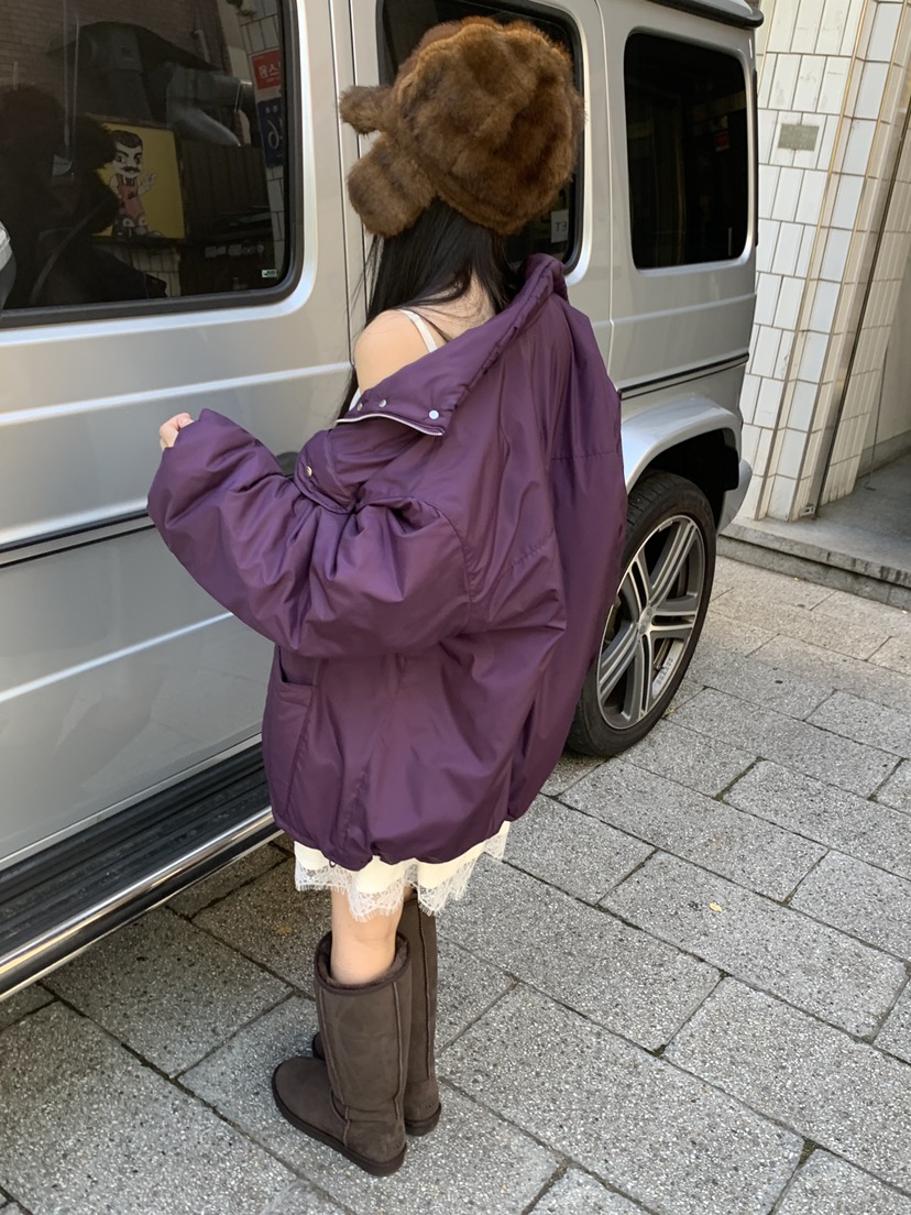 LOGARDEN東大門實拍女裝新品推薦真品職業休閑時尚短款棉服LO GARDEN短款棉服