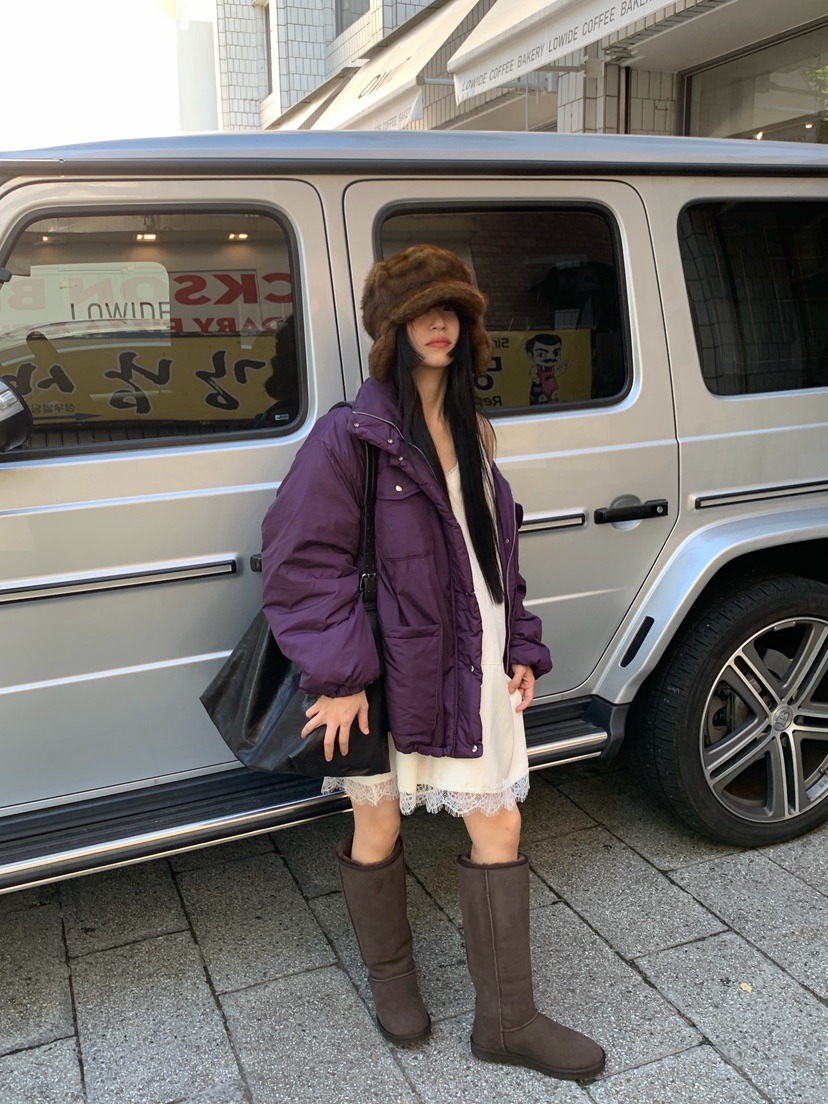 LOGARDEN東大門實拍女裝新品推薦真品職業休閑時尚短款棉服LO GARDEN短款棉服