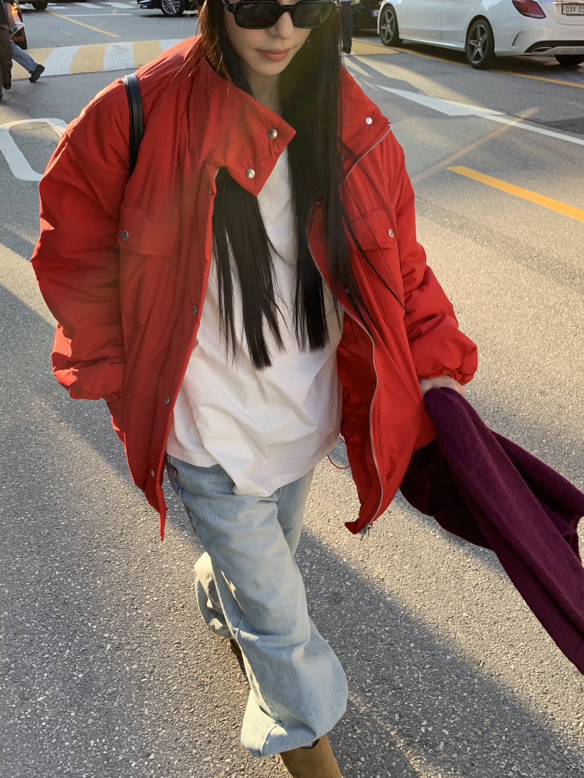 LOGARDEN東大門實拍女裝新品推薦真品職業休閑時尚短款棉服LO GARDEN短款棉服圖色1