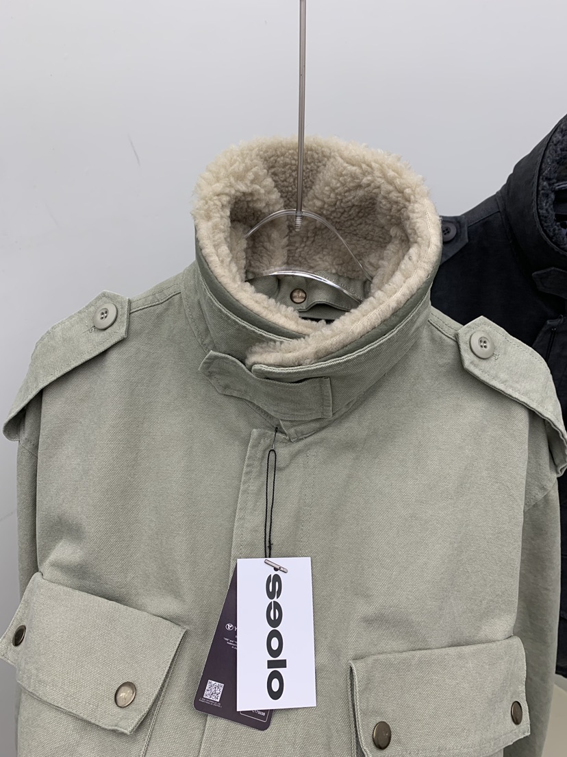 SEOLO東大門實拍女士新品職業推薦熱賣休閑真品夾克口袋水洗Seolo seoul夾克