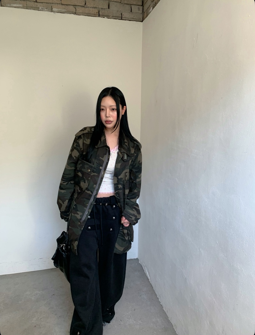 SEOLO東大門實拍女士新品職業推薦熱賣休閑真品夾克口袋水洗Seolo seoul夾克圖色3