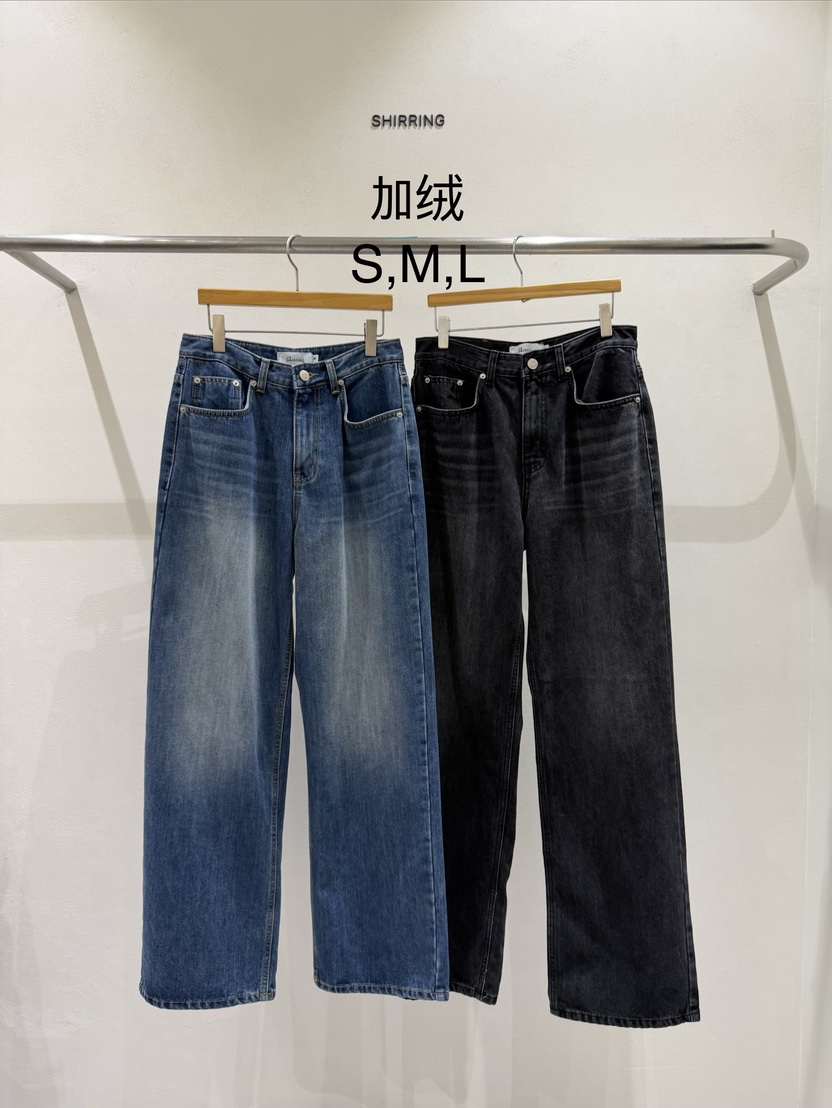 SHIRRING東大門代購女士新品熱賣休閑職業時尚人氣牛仔褲SHIRRING牛仔褲