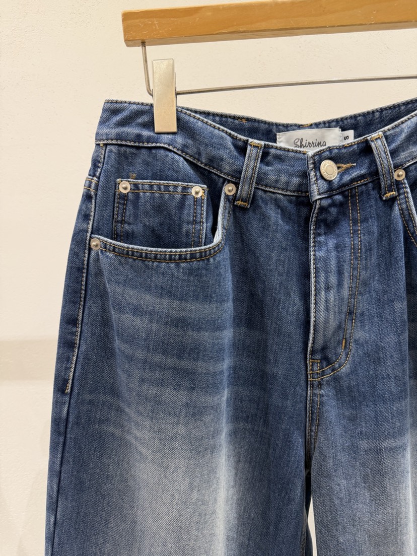 SHIRRING東大門代購女士新品熱賣休閑職業時尚人氣牛仔褲SHIRRING牛仔褲