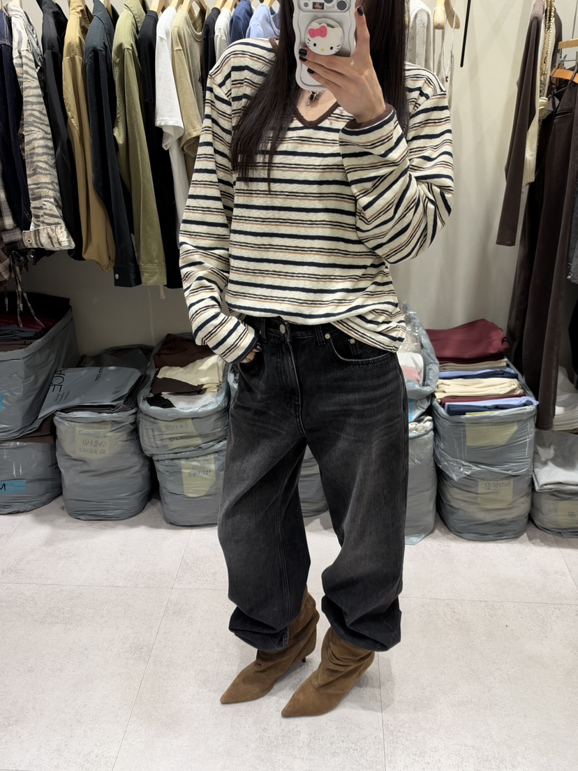 SHIRRING東大門代購女士新品熱賣休閑職業時尚人氣牛仔褲SHIRRING牛仔褲