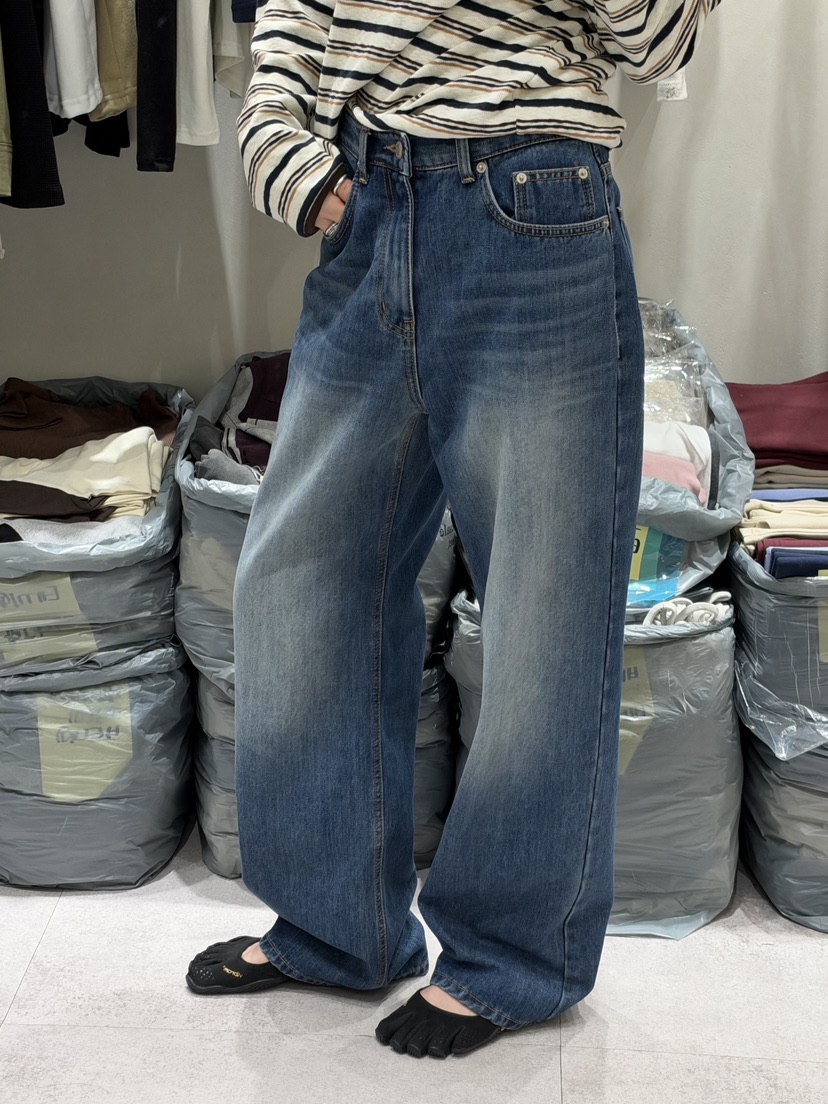 SHIRRING東大門代購女士新品熱賣休閑職業時尚人氣牛仔褲SHIRRING牛仔褲