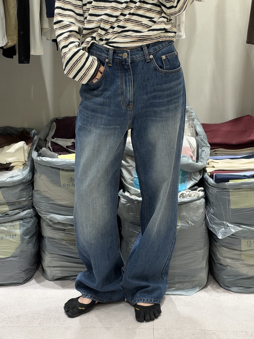 SHIRRING東大門代購女士新品熱賣休閑職業時尚人氣牛仔褲SHIRRING牛仔褲