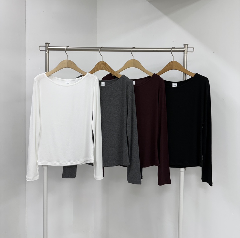 YIKHO STYLE東大門直郵女裝新品休閑推薦時尚真品長袖T恤YIKHO STYLE長袖T恤
