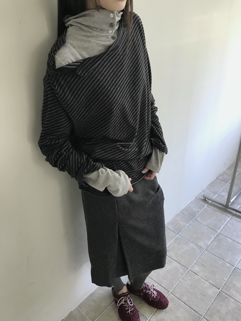 ENHANCE/HOPESMORE東大門實拍女士新品職業休閑長袖T恤條紋ENHANCE/HOPESMORE長袖T恤