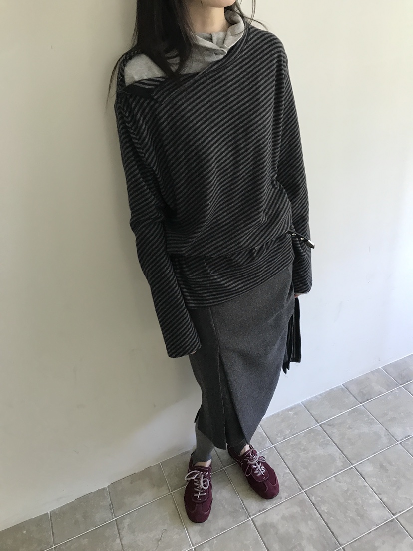 ENHANCE/HOPESMORE東大門實拍女士新品職業休閑長袖T恤條紋ENHANCE/HOPESMORE長袖T恤