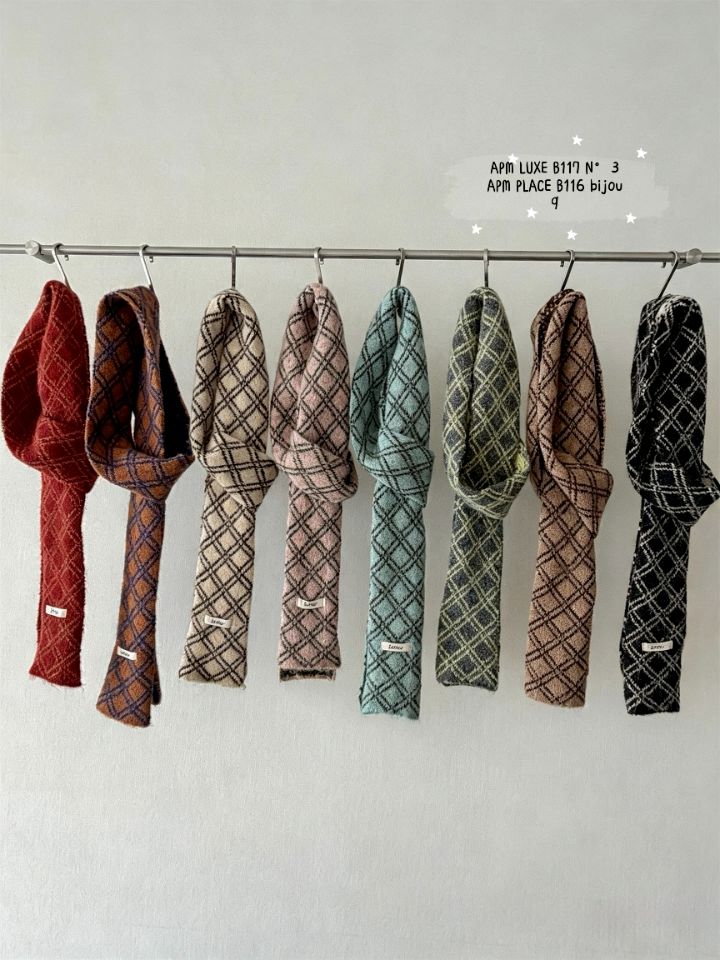 N3東大門代購女裝新品熱賣時尚真品推薦人氣圍巾披肩格紋N3圍巾/披肩