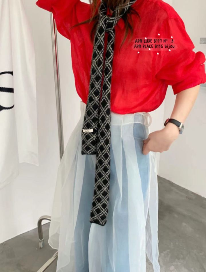 N3東大門代購女裝新品熱賣時尚真品推薦人氣圍巾披肩格紋N3圍巾/披肩