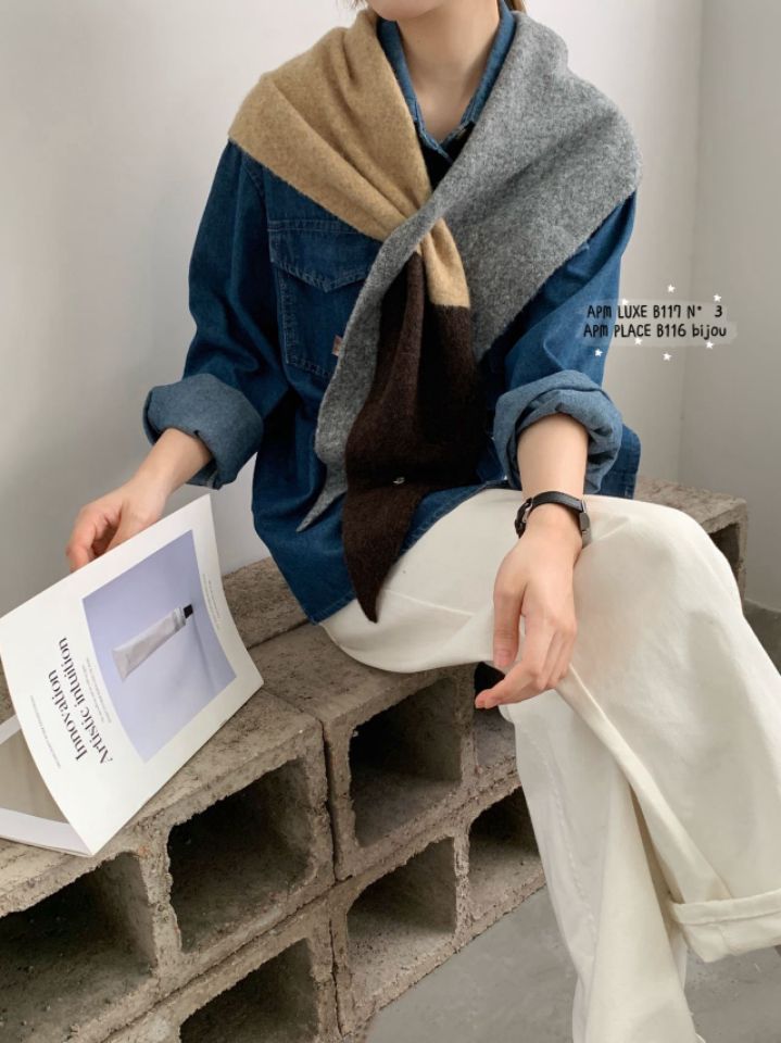 N3韓國直郵女士新品職業人氣推薦熱賣真品休閑圍巾披肩披肩N3圍巾/披肩
