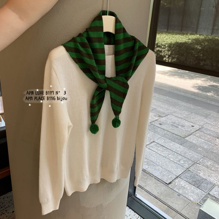 N3韓國代購女士新品人氣時尚推薦真品職業熱賣休閑圍巾披肩N3圍巾/披肩圖色6