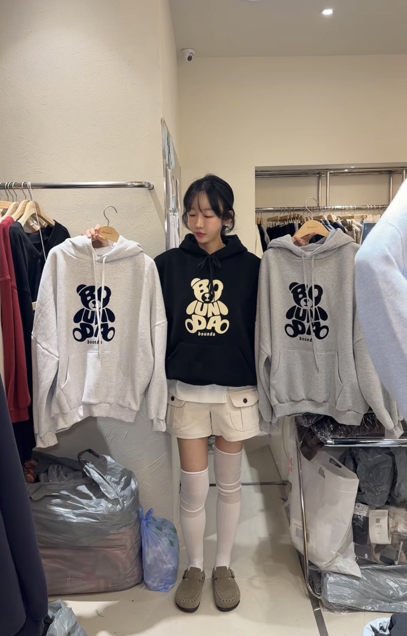 BOUND.A韓國代購女士新款時尚休閑熱賣真品職業推薦衛衣BOUND.A衛衣