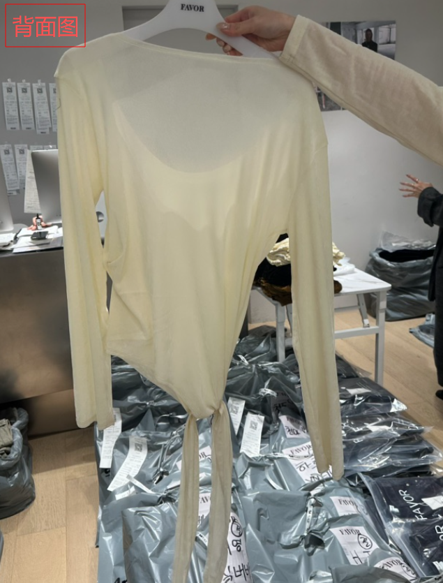 FAVOR-P韓國直郵女士新品熱賣職業人氣推薦時尚休閑長袖T恤FAVOR-P長袖T恤圖色2
