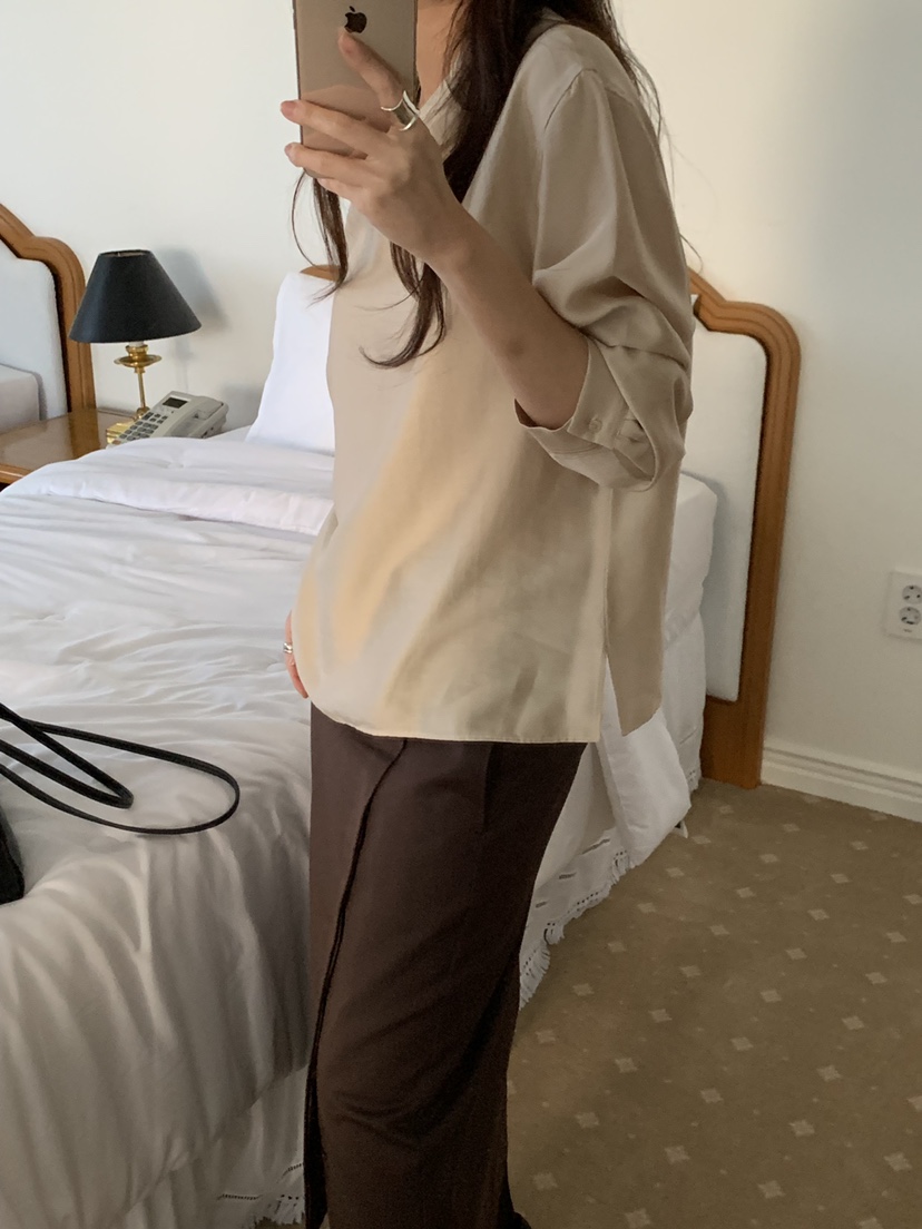 ROUNDER東大門實拍女裝新款時尚職業休閑真品人氣襯衫蕾絲衫ROUNDER襯衫/蕾絲衫