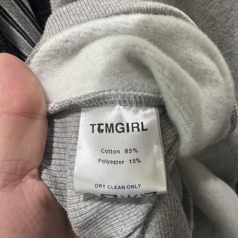 TOMGIRL韓國代購女裝新款時尚職業真品人氣熱賣推薦衛衣加絨TOMGIRL衛衣