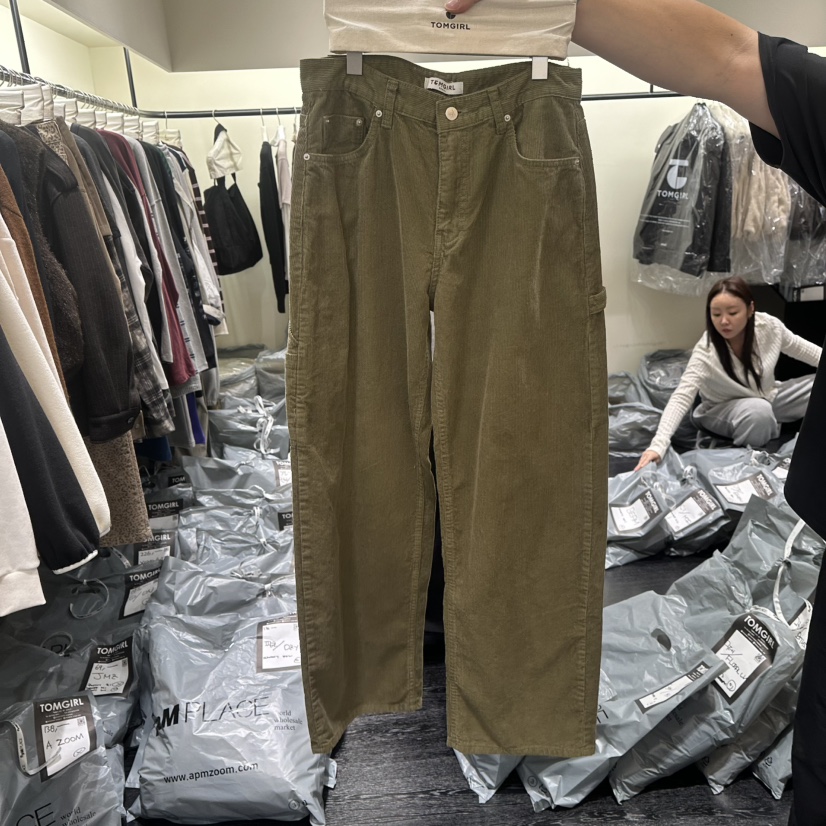 TOMGIRL韓國直郵女士新品時尚熱賣真品休閑人氣推薦休閑褲TOMGIRL休閑褲圖色1
