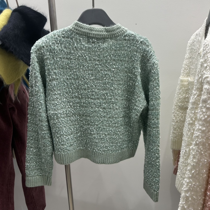 TARABY MOTION韓國直郵女士新款休閑熱賣真品開衫花呢珍珠TARABY MOTION開衫