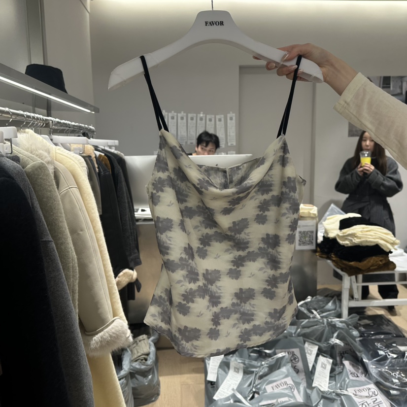 FAVOR-P韓國代購女裝新款時尚真品休閑推薦熱賣吊帶背心FAVOR-P吊帶/背心圖色1