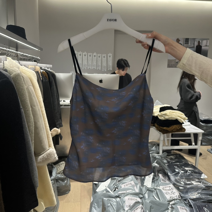 FAVOR-P韓國代購女裝新款時尚真品休閑推薦熱賣吊帶背心FAVOR-P吊帶/背心圖色2