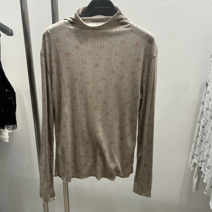 TARABY MOTION東大門代購女士新品時尚真品推薦長袖T恤圓領TARABY MOTION長袖T恤圖色1