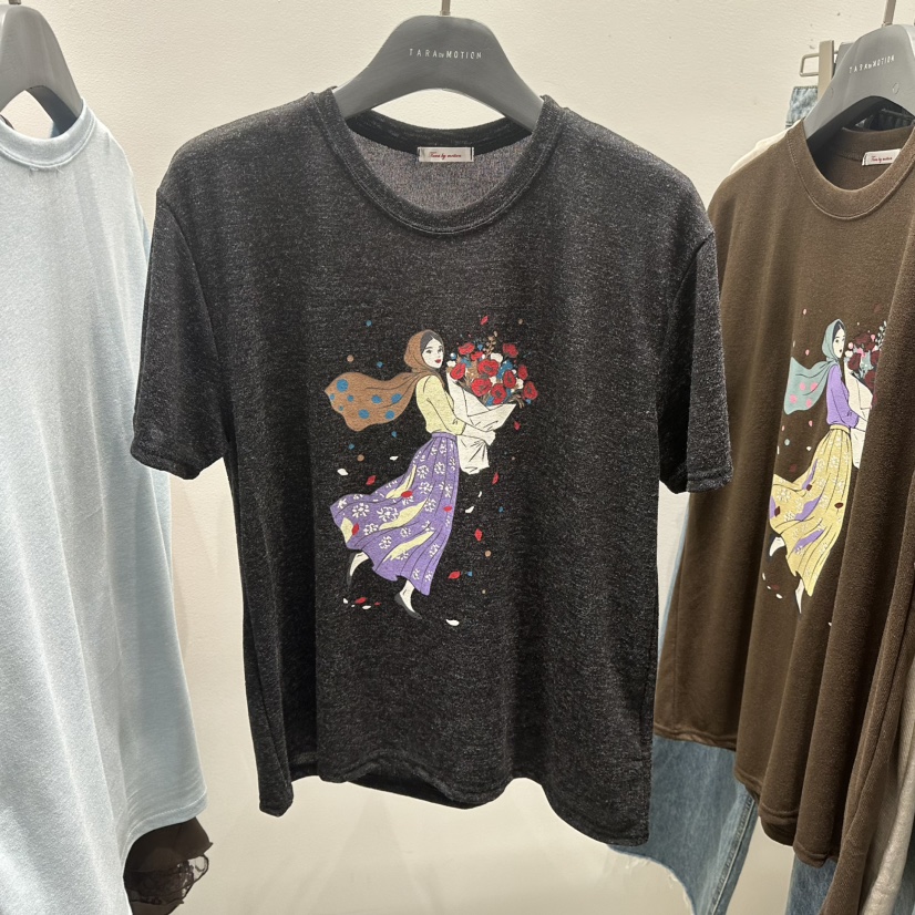 TARABY MOTION韓國直郵女士新品休閑人氣真品時尚推薦T恤TARABY MOTIONT恤圖色2