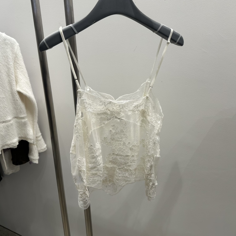 TARABY MOTION韓國代購女士新品休閑推薦吊帶背心蕾絲絲帶TARABY MOTION吊帶/背心