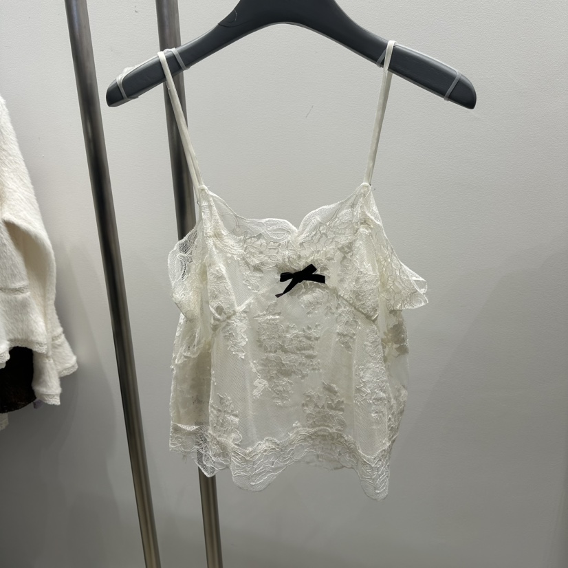 TARABY MOTION韓國代購女士新品休閑推薦吊帶背心蕾絲絲帶TARABY MOTION吊帶/背心圖色1