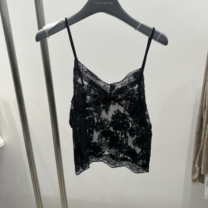 TARABY MOTION韓國代購女士新品休閑推薦吊帶背心蕾絲絲帶TARABY MOTION吊帶/背心圖色2