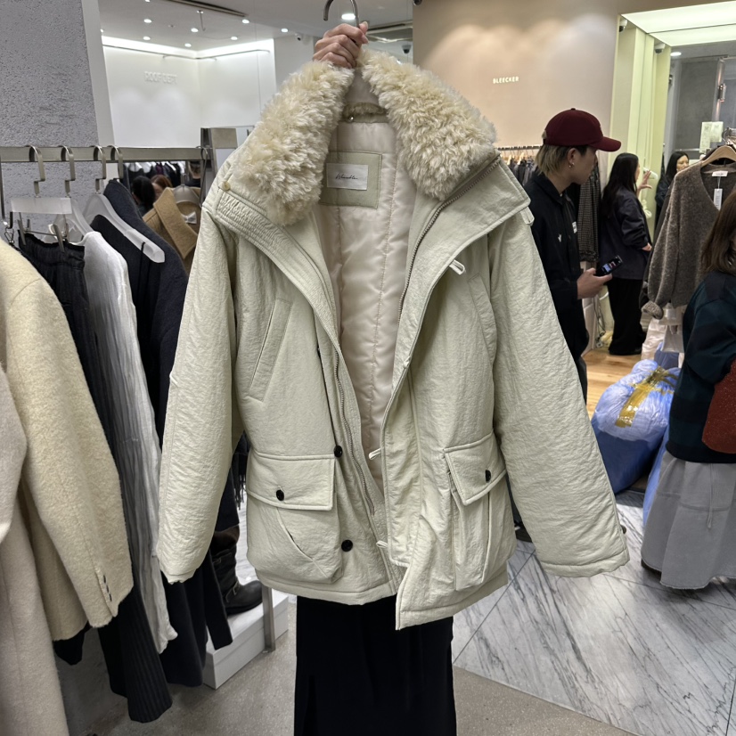 WEARABLE-L韓國直郵女裝新款推薦人氣熱賣短款棉服羽絨服WEARABLE短款棉服圖色1