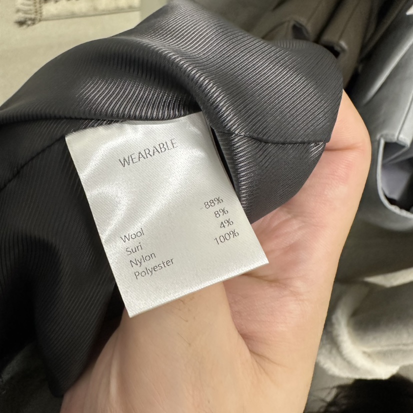 WEARABLE-L東大門代購女士新品休閑真品短款大衣手工制品WEARABLE短款大衣
