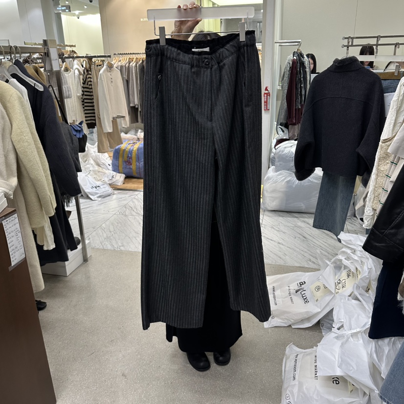 WEARABLE-L東大門代購女士新品推薦熱賣人氣時尚休閑休閑褲WEARABLE休閑褲圖色2墨色