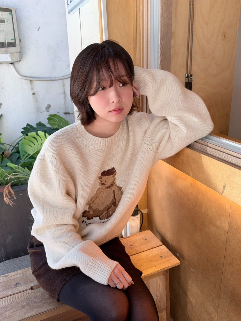 ERUME東大門直郵女士新款人氣時尚推薦熱賣休閑毛衣羊毛100ERUME毛衣