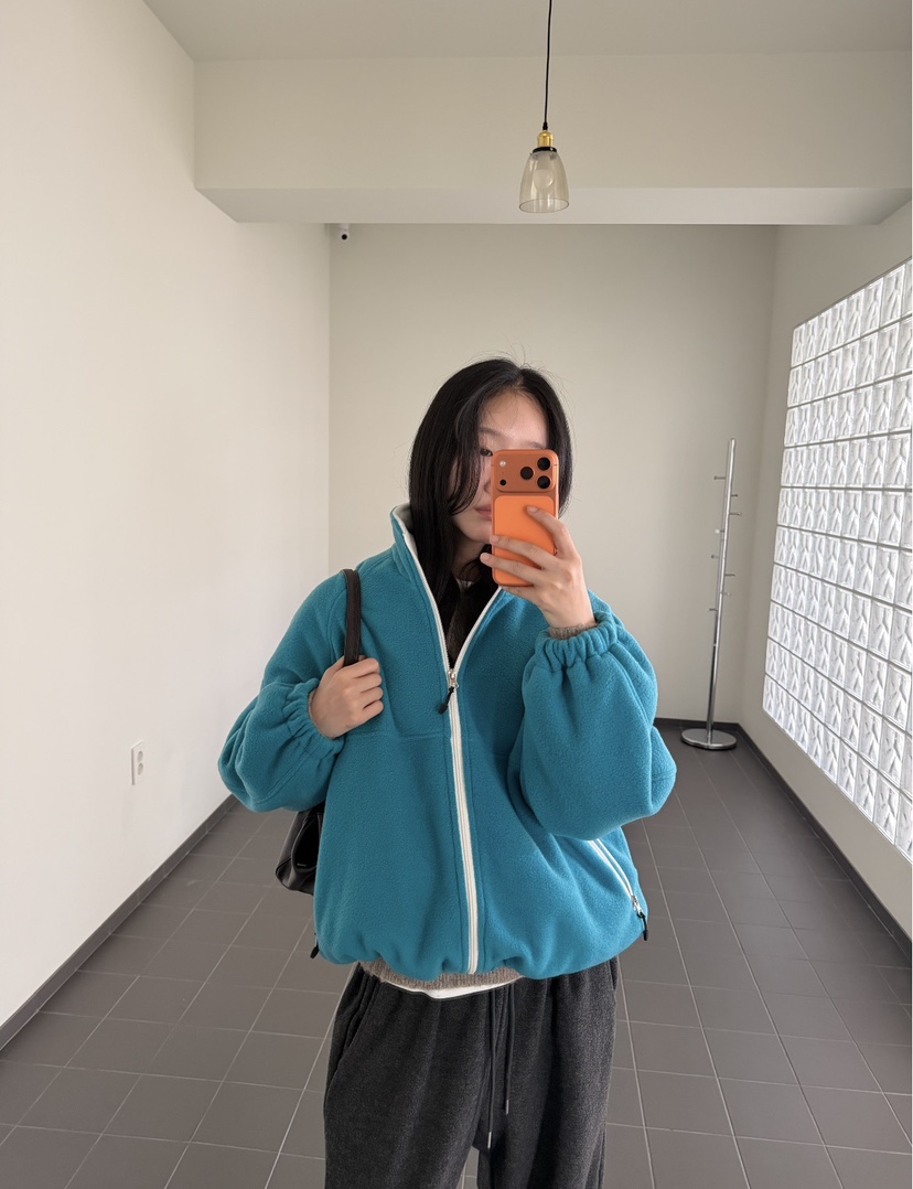 AMY GRACE-A韓國代購女裝新款人氣時尚休閑推薦衛衣撞色AMY GRACE衛衣圖色4