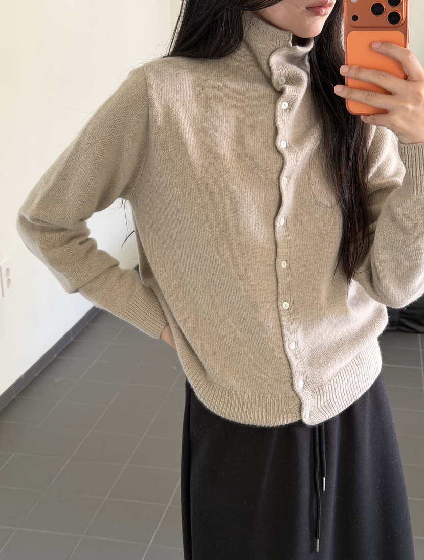 AMY GRACE-A韓國直郵女士新品熱賣休閑真品人氣針織衫高領AMY GRACE針織衫