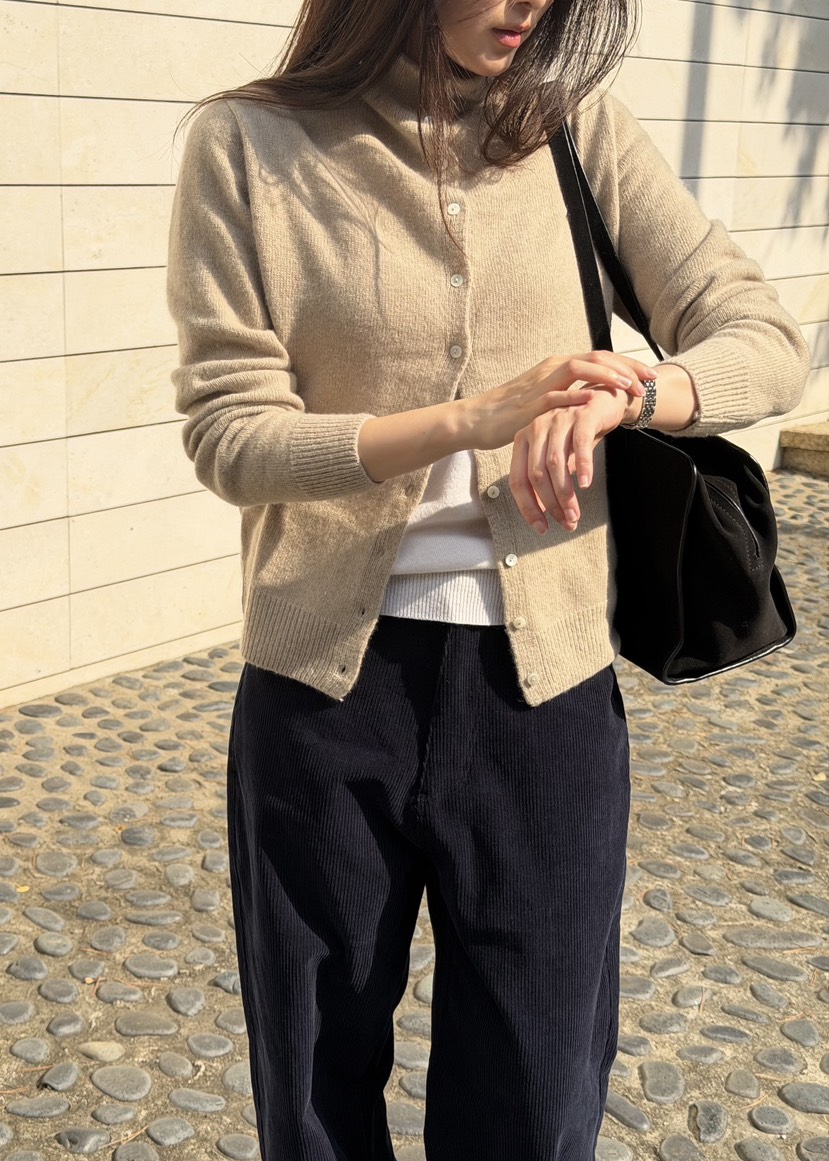 AMY GRACE-A韓國直郵女士新品熱賣休閑真品人氣針織衫高領AMY GRACE針織衫