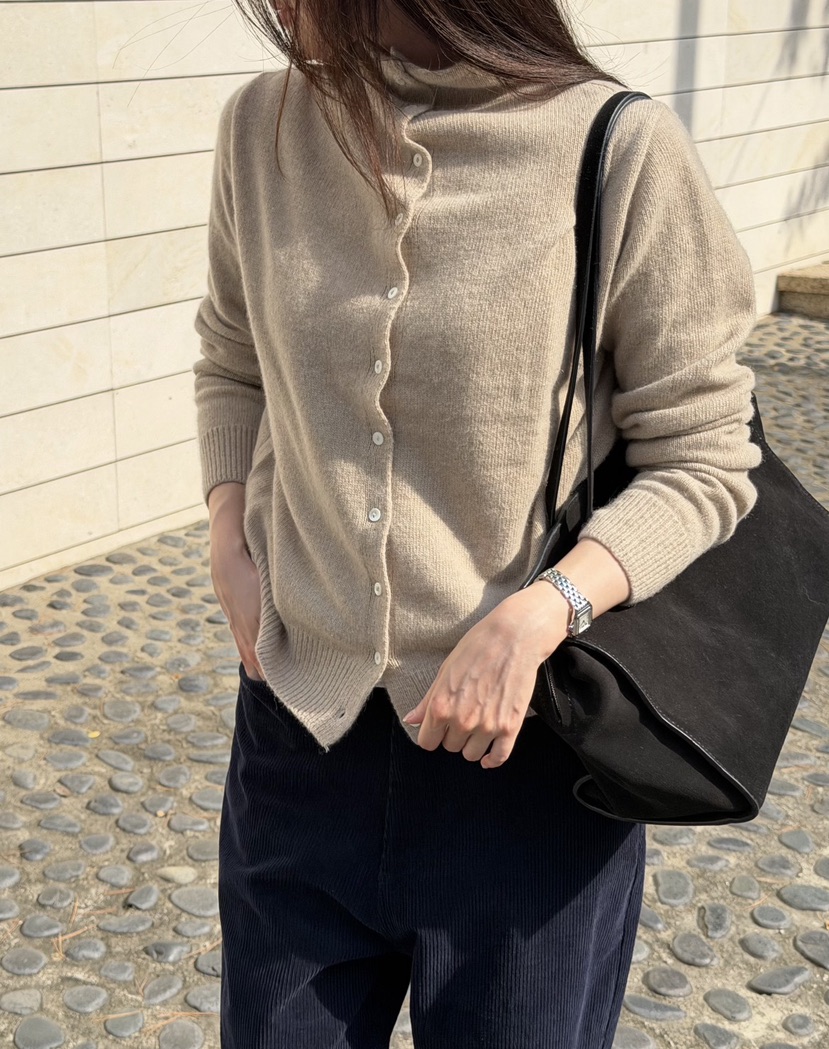 AMY GRACE-A韓國直郵女士新品熱賣休閑真品人氣針織衫高領AMY GRACE針織衫圖色2