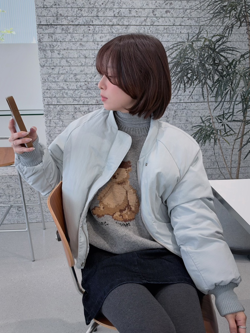 ERUME東大門直郵女裝新款人氣推薦休閑熱賣時尚真品短款棉服ERUME短款棉服
