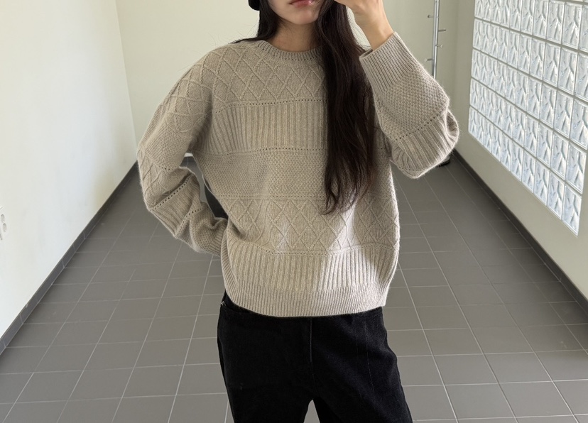 AMY GRACE-A東大門實拍女裝新款真品推薦人氣熱賣針織衫AMY GRACE針織衫