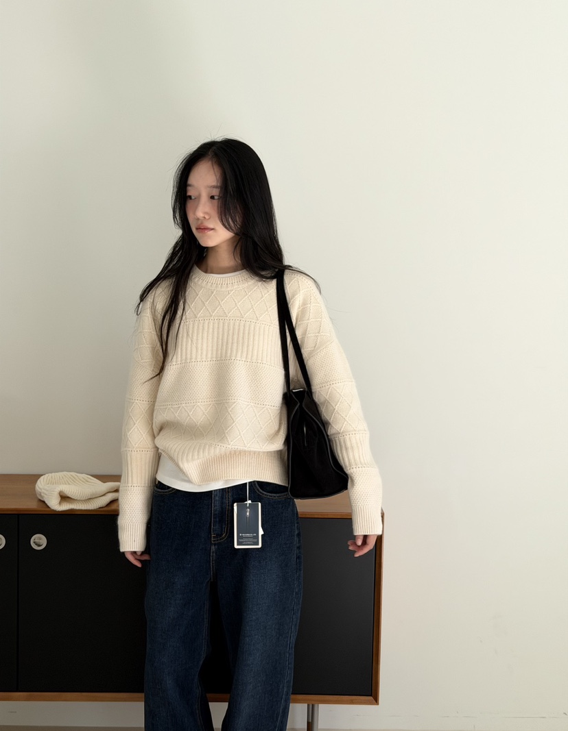 AMY GRACE-A東大門實拍女裝新款真品推薦人氣熱賣針織衫AMY GRACE針織衫