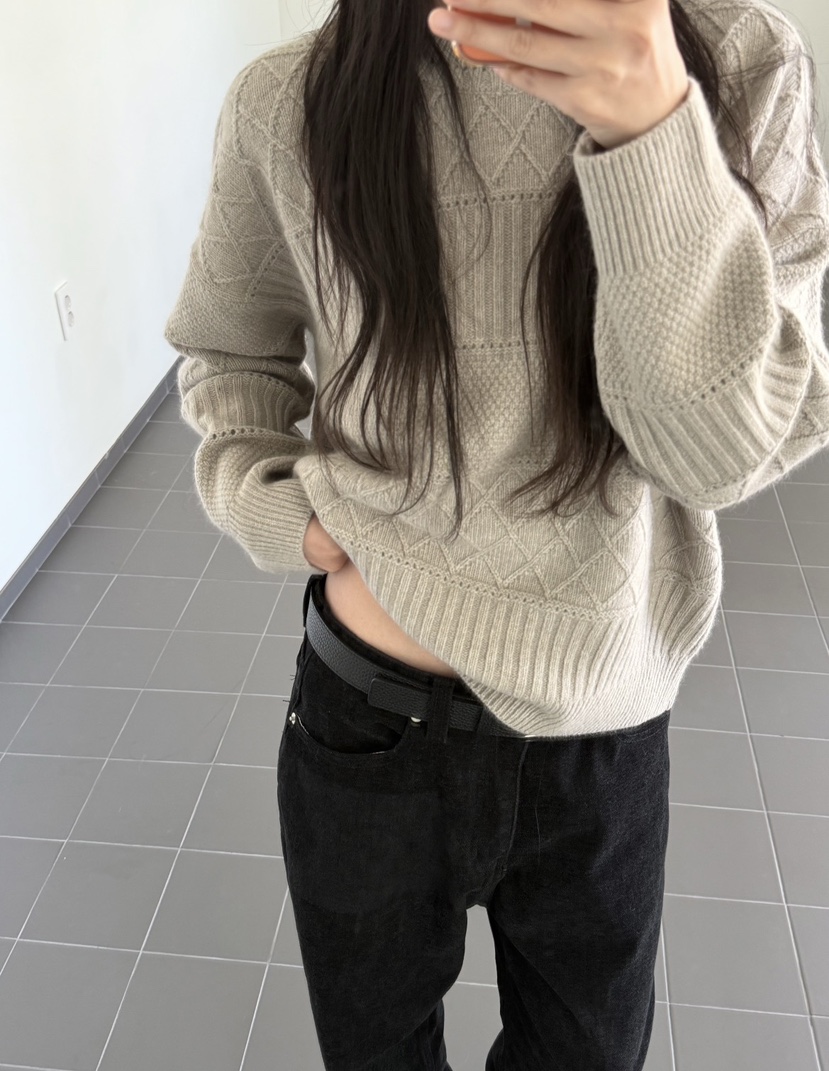 AMY GRACE-A東大門實拍女裝新款真品推薦人氣熱賣針織衫AMY GRACE針織衫
