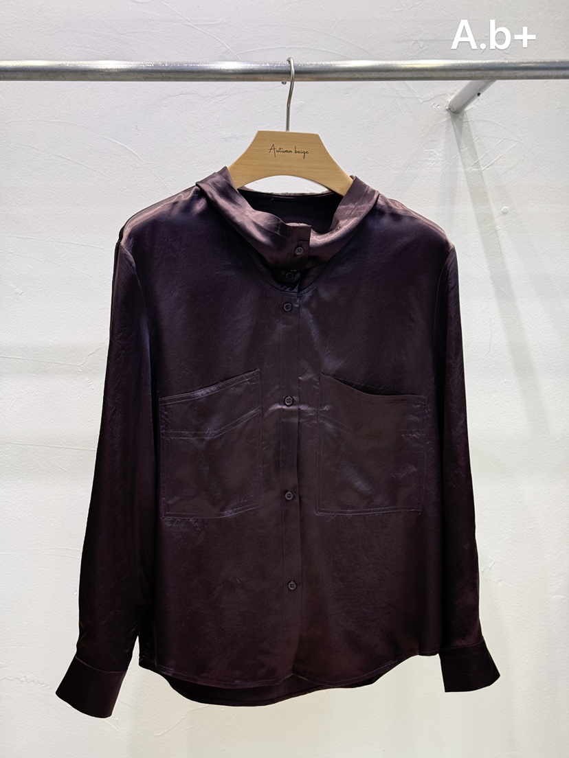 AUTUMN BEIGE東大門代購女裝新款熱賣真品休閑襯衫蕾絲衫A.b+/AUTUMN BEIGE襯衫/蕾絲衫圖色1