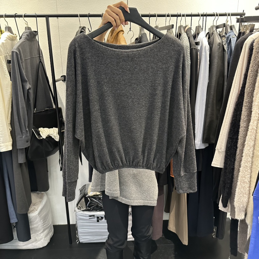 FLAMME TOIT/LUNAMDE東大門直郵女裝新品時尚熱賣長袖T恤FLAMME TOIT/LUNAMDE長袖T恤圖色2