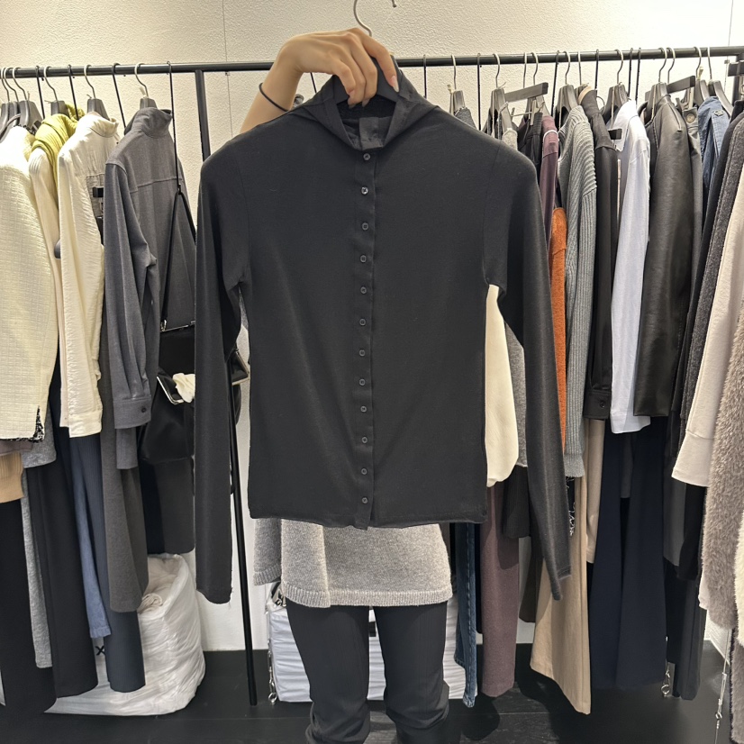 FLAMME TOIT/LUNAMDE東大門實拍女裝新品人氣長袖T恤高領FLAMME TOIT/LUNAMDE長袖T恤圖色4