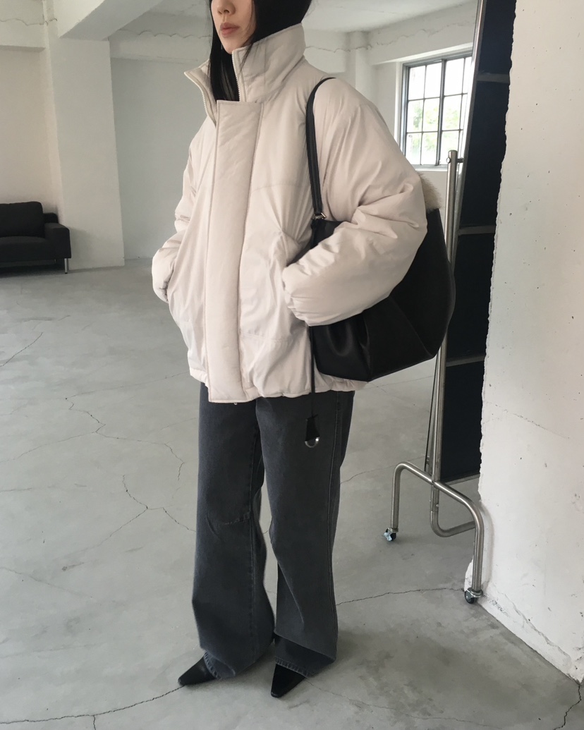 HEMP-P韓國代購女裝新款人氣真品時尚熱賣推薦短款棉服高領hemp短款棉服