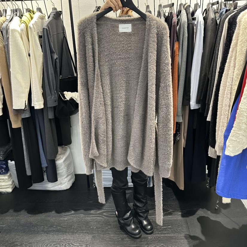 FLAMME TOIT/LUNAMDE韓國代購女裝新品人氣時尚開衫含腰帶FLAMME TOIT/LUNAMDE開衫圖色3