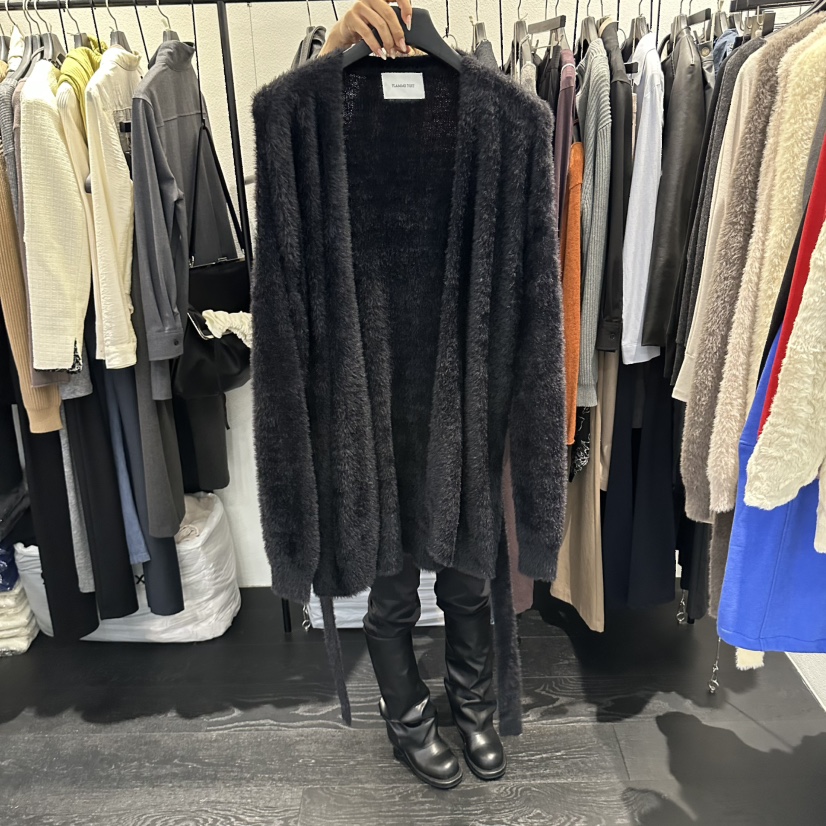 FLAMME TOIT/LUNAMDE韓國代購女裝新品人氣時尚開衫含腰帶FLAMME TOIT/LUNAMDE開衫圖色4