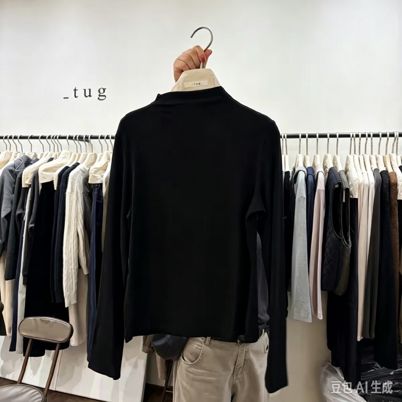 TUG東大門直郵女裝新品人氣時尚熱賣推薦休閑真品長袖T恤TUG長袖T恤圖色4黑