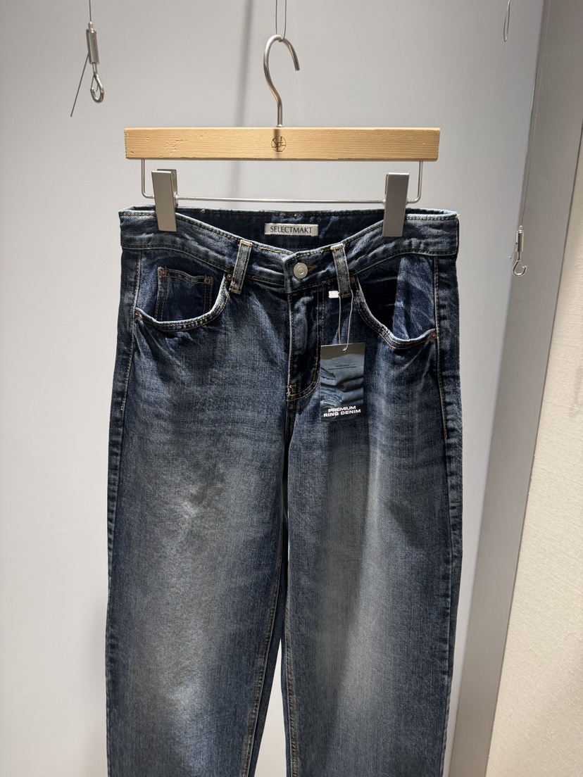 SELECT MARKET韓國代購女裝新品熱賣休閑真品人氣牛仔褲SELECT MARKET牛仔褲